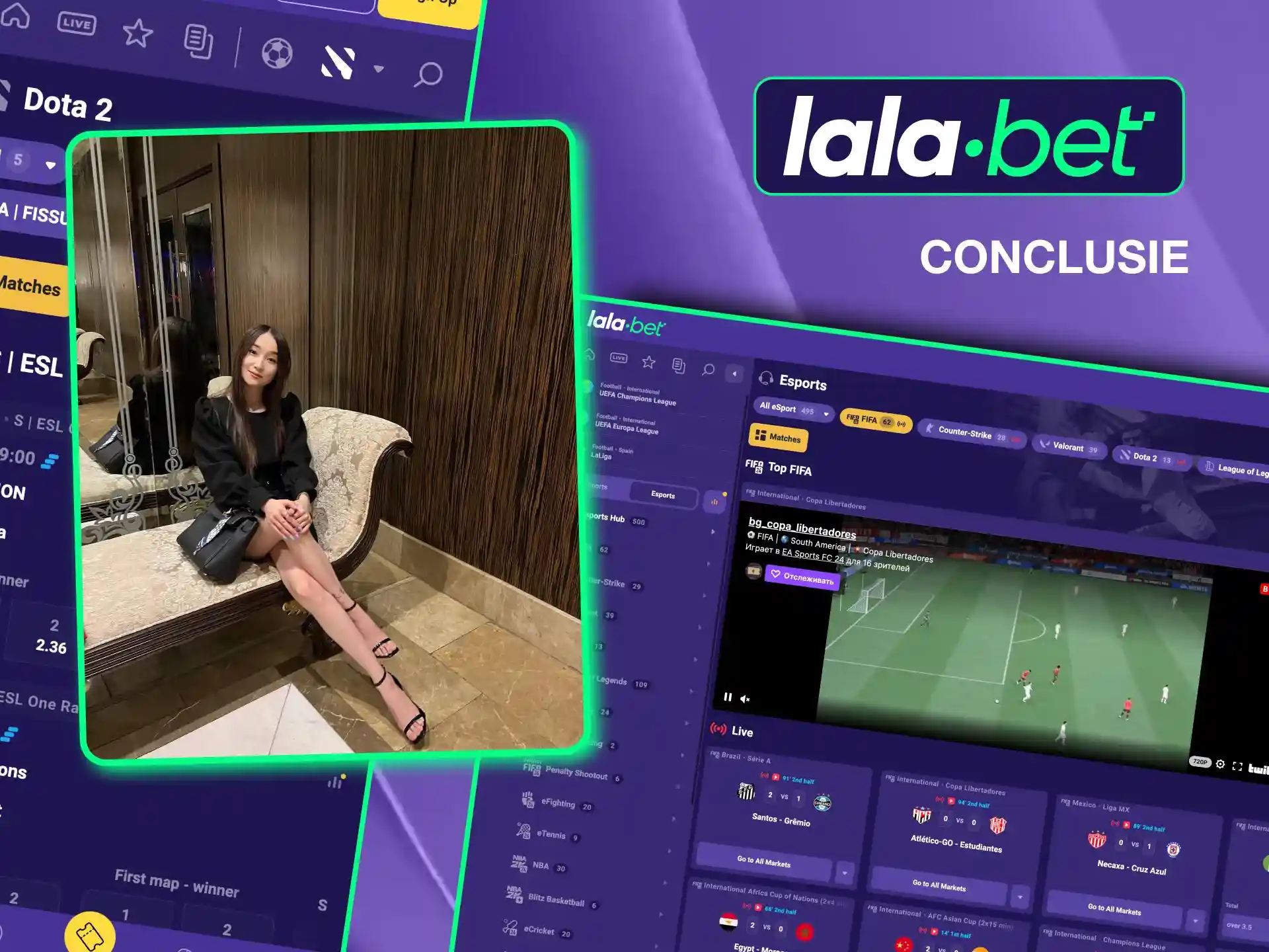 Discover Altyngul Dutbayeva, Lalabet Casino's ambassador, promoting exclusive opportunities.